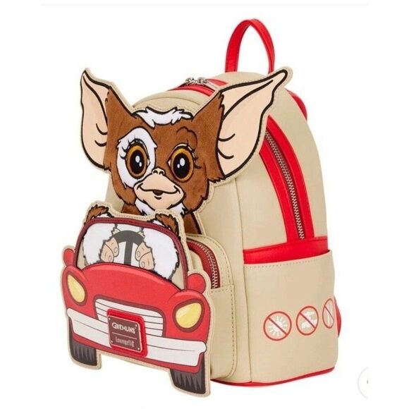 Gremlins Gizmo Plush Light Up Mini Backpack Warner Bros Loungefly NWT main image 4